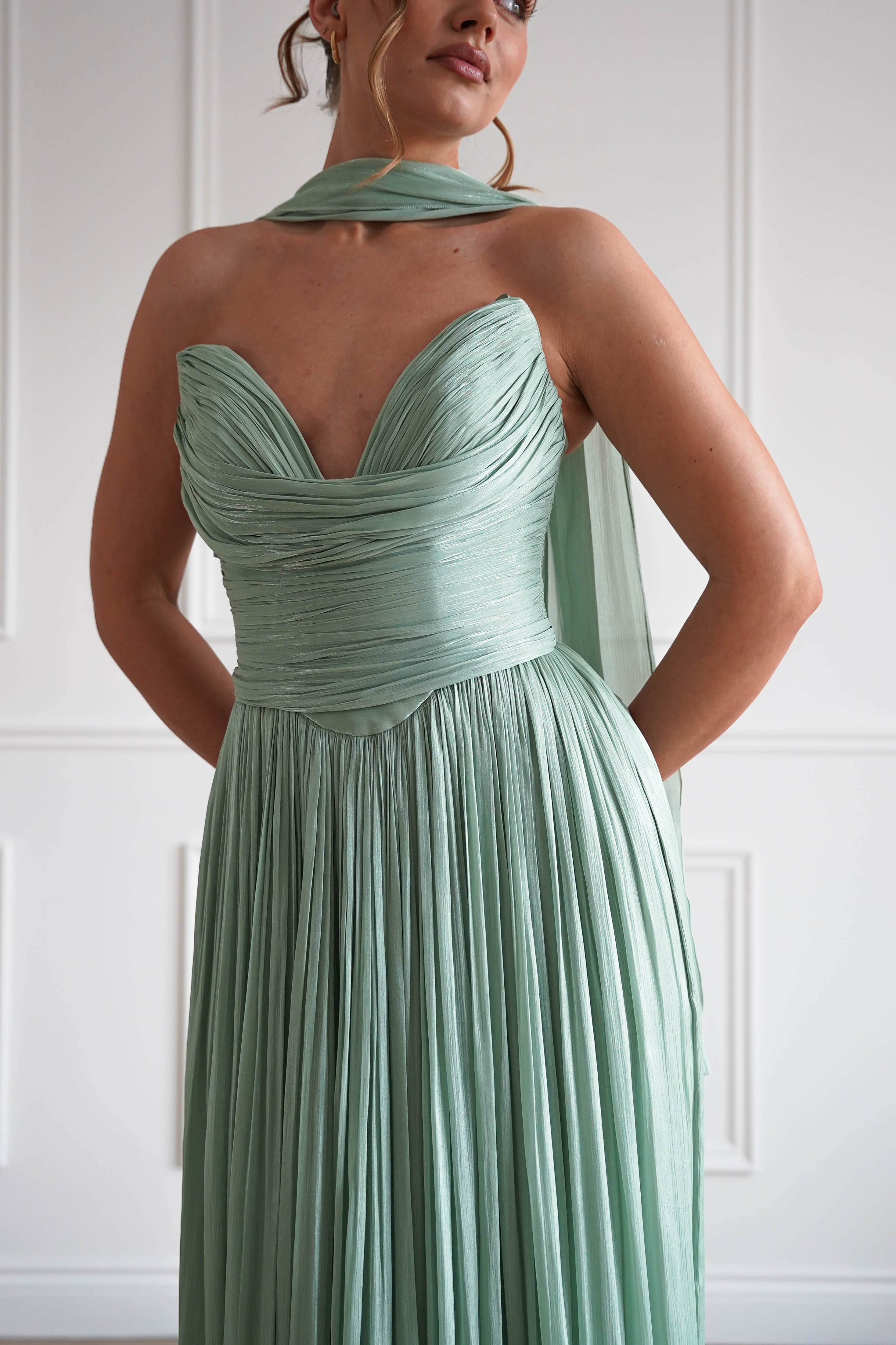 Oh Hello Clothing Dresses > Prom Dresses 1*DONE-*CD410-CIND-SAGE GOWN