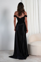 Marsela Lace Bodice Gown | Black | Debs & Prom | Formal Gown | Oh Hello Clothing