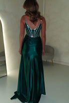 Leonardo Diamante Bodycon Gown | Green | Debs & Prom | Formal Gown | Oh Hello Clothing