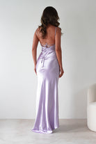 Celinee Satin Maxi Gown | Lilac | Debs & Prom | Formal Gown | Oh Hello Clothing