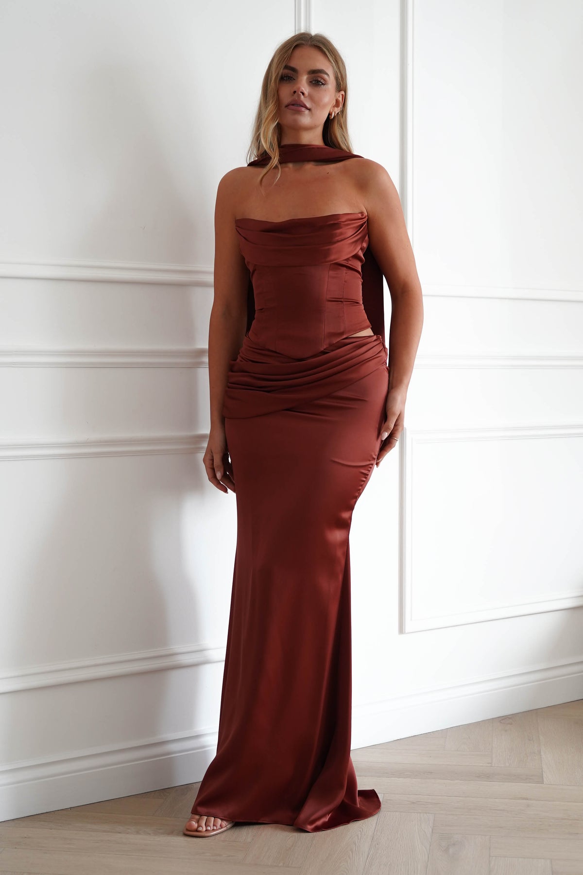 Oh Hello Clothing Women > Clothing > Dresses 1*DONE- CINDERALLA-7439-SIENNA TWO PIECE WITH MATCHING SCARF