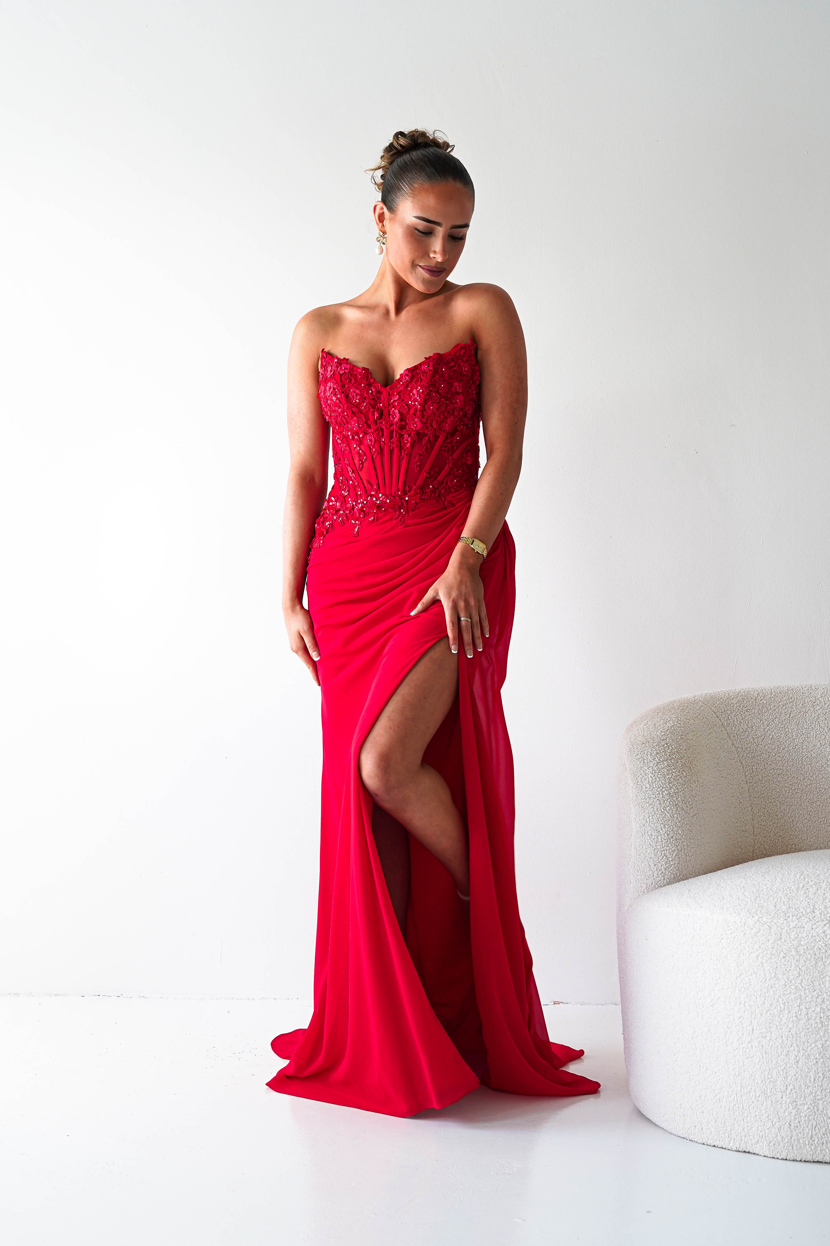 Oh Hello Clothing Women > Clothing > Dresses 1*DONE - Cinderalla-CD397-RED GOWN (Copy) (Copy)