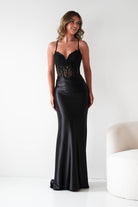 Oh Hello Clothing Dresses 1*DONE - Cinderalla- Embellished Corset Evening Gown x4 colours- Black
