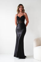 Oh Hello Clothing Dresses 1*DONE - Cinderalla- Embellished Corset Evening Gown x4 colours- Black