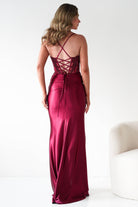 Oh Hello Clothing Dresses 1*DONE - Cinderalla- Embellished Corset Evening Gown x4 colours- Burgundy
