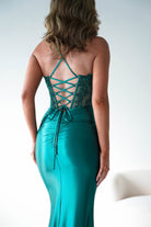 Oh Hello Clothing Dresses 1*DONE - Cinderalla- Embellished Corset Evening Gown x4 colours- GREEN