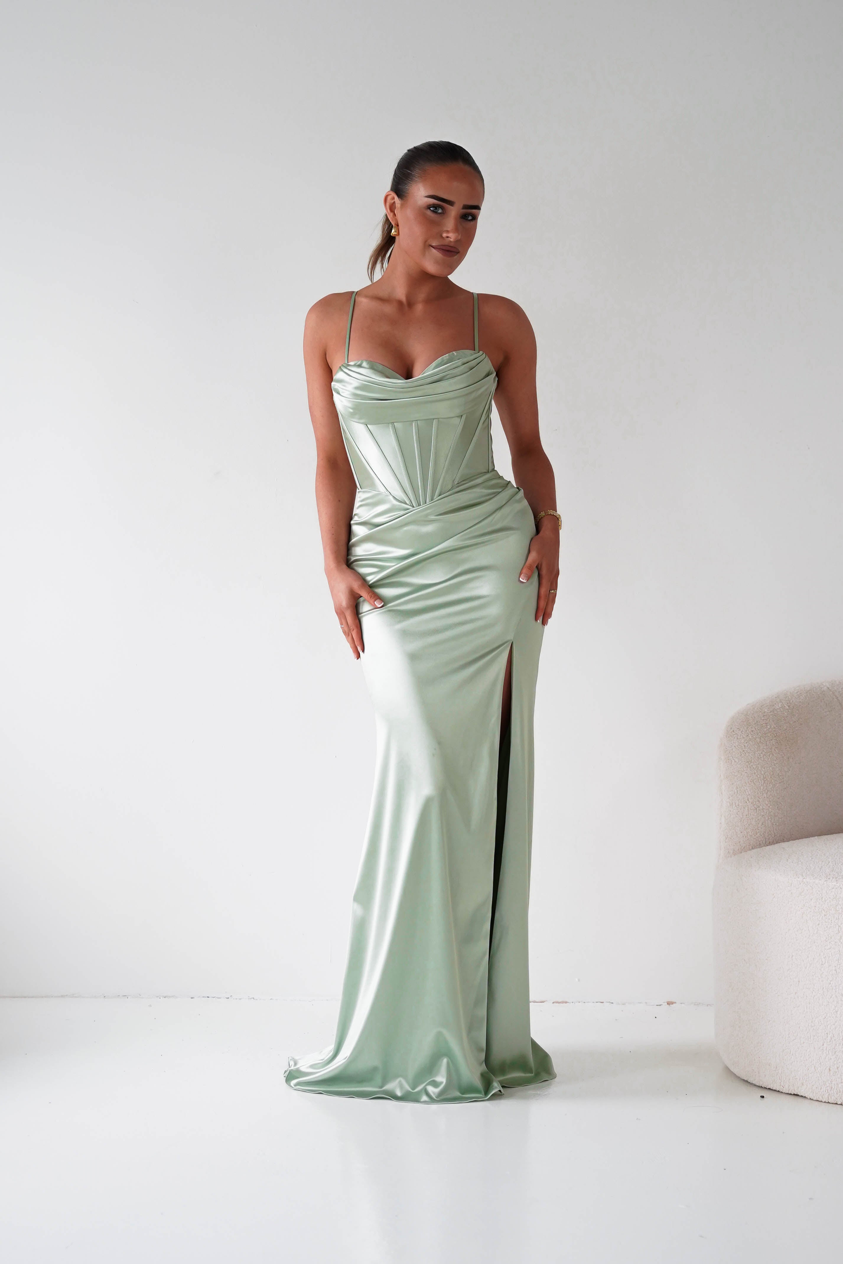 Oh Hello Clothing Women > Clothing > Dresses 1*DONE - Cinderalla-t815- New colour Sage