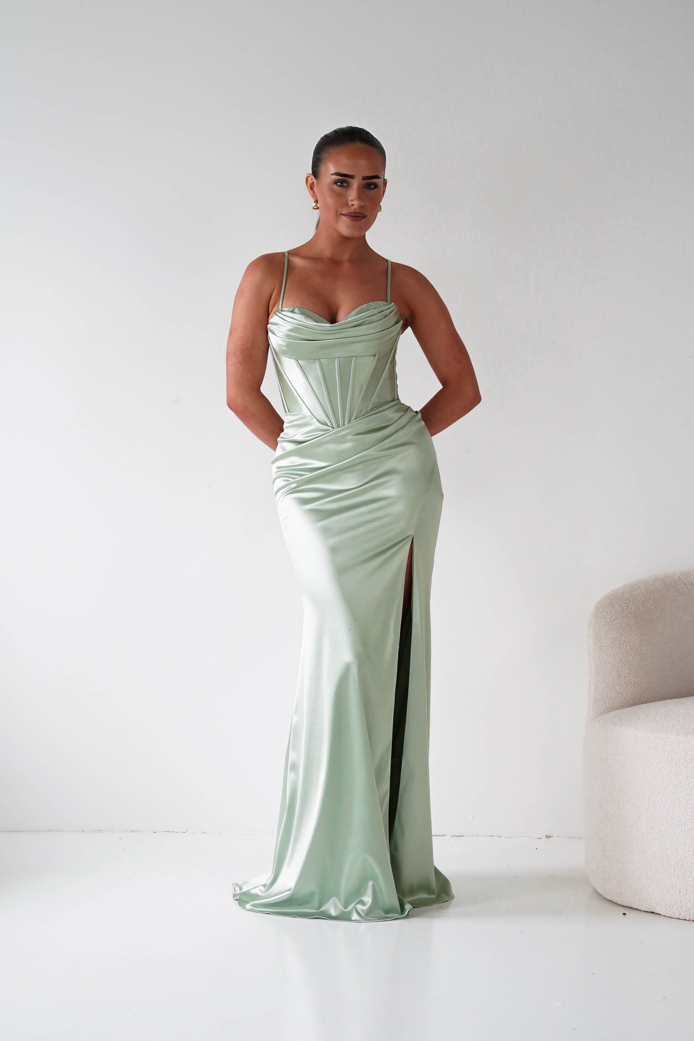 Oh Hello Clothing Women > Clothing > Dresses 1*DONE - Cinderalla-t815- New colour Sage