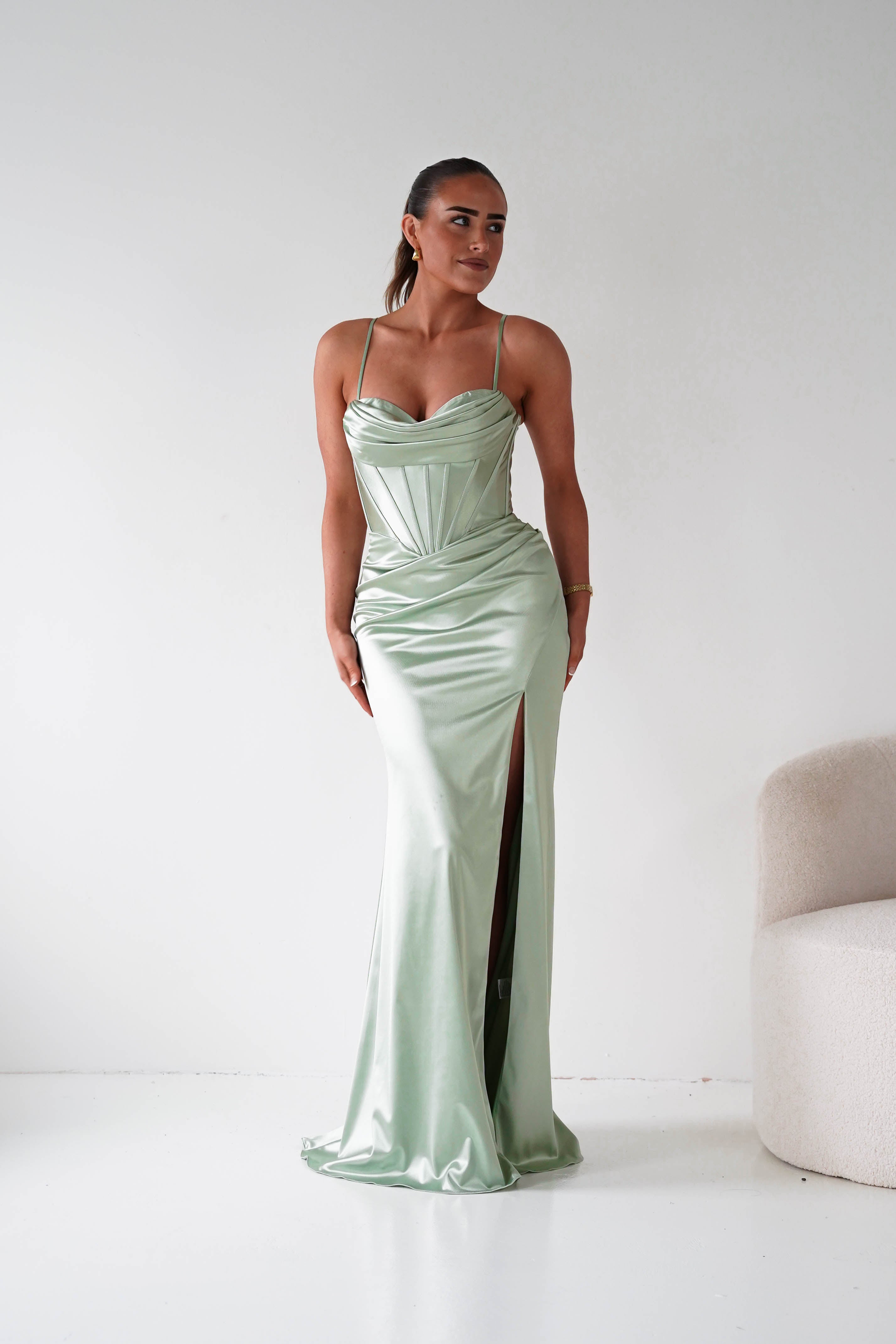 Oh Hello Clothing Women > Clothing > Dresses 1*DONE - Cinderalla-t815- New colour Sage