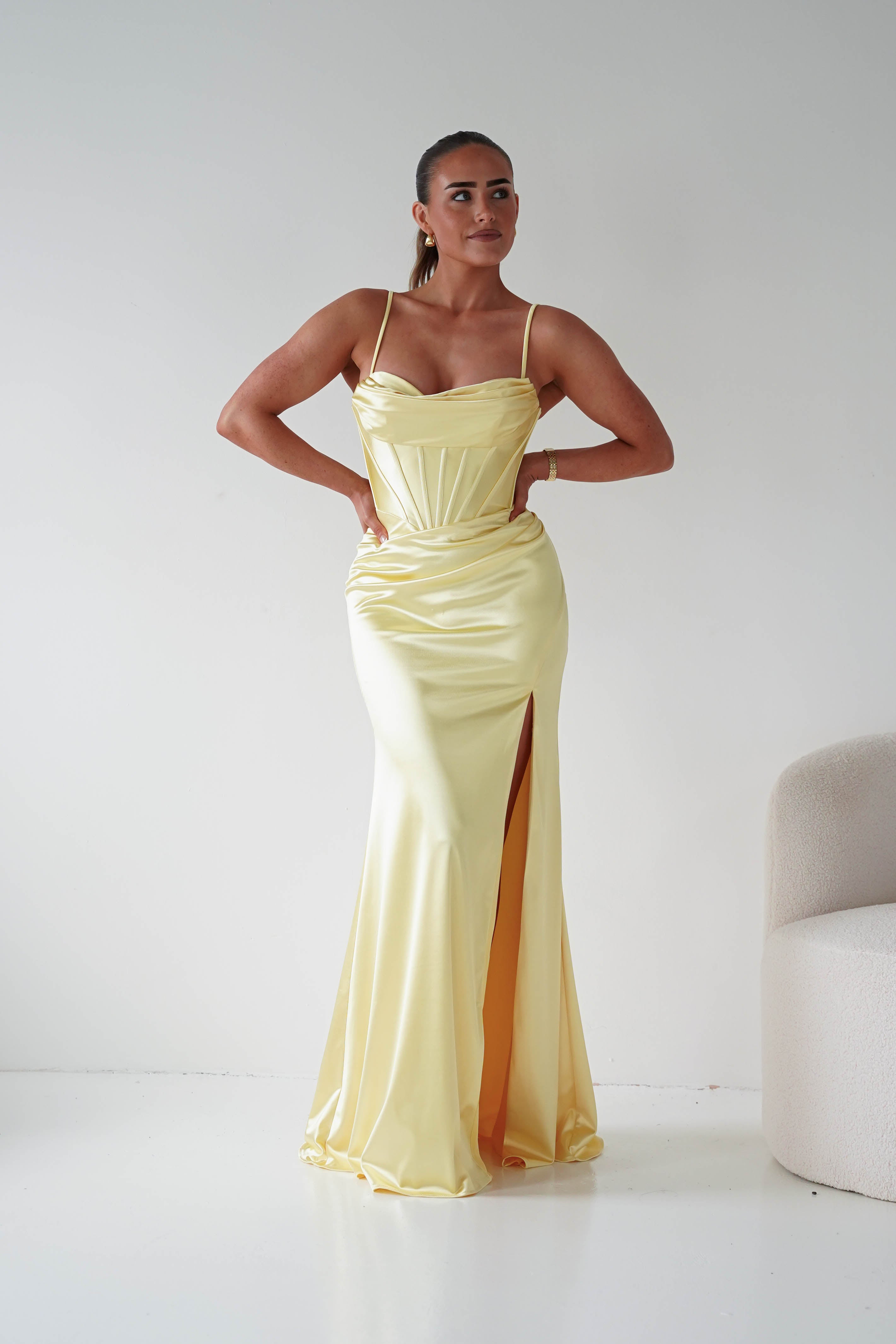 Oh Hello Clothing Women > Clothing > Dresses 1*DONE - Cinderalla-t815- New colour Yellow
