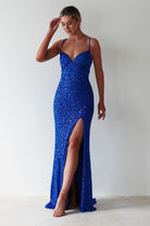 Clarisse Bodycon Sequin Gown | Royal Blue | Debs & Prom | Formal Gown | Oh Hello Clothing