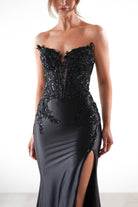 Dallas Luxe Embellished Gown | Black | Debs & Prom | Formal Gown | Oh Hello Clothing