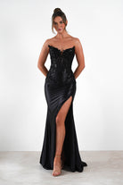 Dallas Luxe Embellished Gown | Black | Debs & Prom | Formal Gown | Oh Hello Clothing