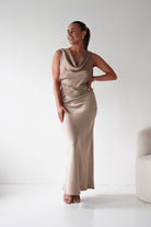 Oh Hello Clothing Women > Clothing > Dresses 1*DONE -ELSA- SKIRT & TOP - Beige- VMCP1326 (Copy) (Copy)