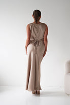 Oh Hello Clothing Women > Clothing > Dresses 1*DONE -ELSA- SKIRT & TOP - Beige- VMCP1326 (Copy) (Copy)