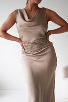 Oh Hello Clothing Women > Clothing > Dresses 1*DONE -ELSA- SKIRT & TOP - Beige- VMCP1326 (Copy) (Copy)