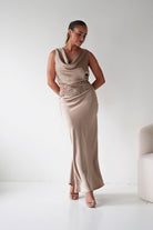 Oh Hello Clothing Women > Clothing > Dresses 1*DONE -ELSA- SKIRT & TOP - Beige- VMCP1326 (Copy) (Copy)