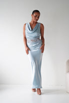 Oh Hello Clothing Women > Clothing > Dresses 1*DONE -ELSA- SKIRT & TOP - BLUE- VMCP1326 (Copy)