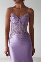 Eternity Glitter Bodycon Gown | Lilac | Debs & Prom | Formal Gown | Oh Hello Clothing