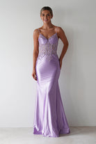 Eternity Glitter Bodycon Gown | Lilac | Debs & Prom | Formal Gown | Oh Hello Clothing