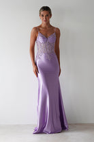 Eternity Glitter Bodycon Gown | Lilac | Debs & Prom | Formal Gown | Oh Hello Clothing