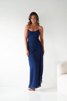 Oh Hello Clothing Women > Clothing > Dresses 1*DONE-Finn Strapless Draped Maxi Dress | NAVY