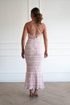 Oh Hello Clothing Women > Clothing > Dresses 1*DONE- FP- 578201- PINK Ruffle Bodycon Maxi Dress (Copy)