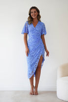 Oh Hello Clothing Women > Clothing > Dresses 1*DONE* GIRLINMIND-BLUE LACE DRESS-S1976-D