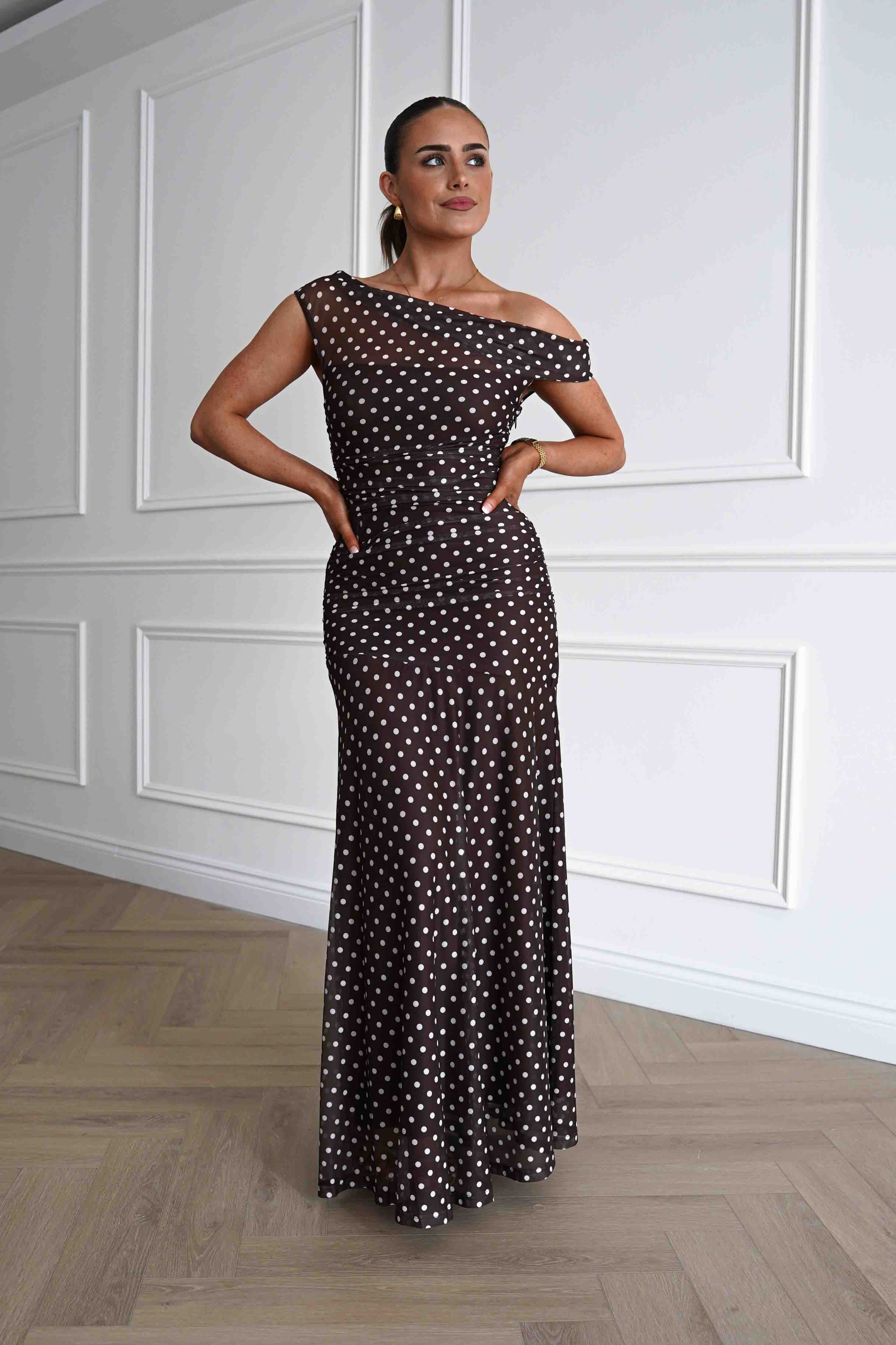 Oh Hello Clothing Dresses > Prom Dresses 1*DONE-INDIKAH-KA0334D10-Polka dot dress
