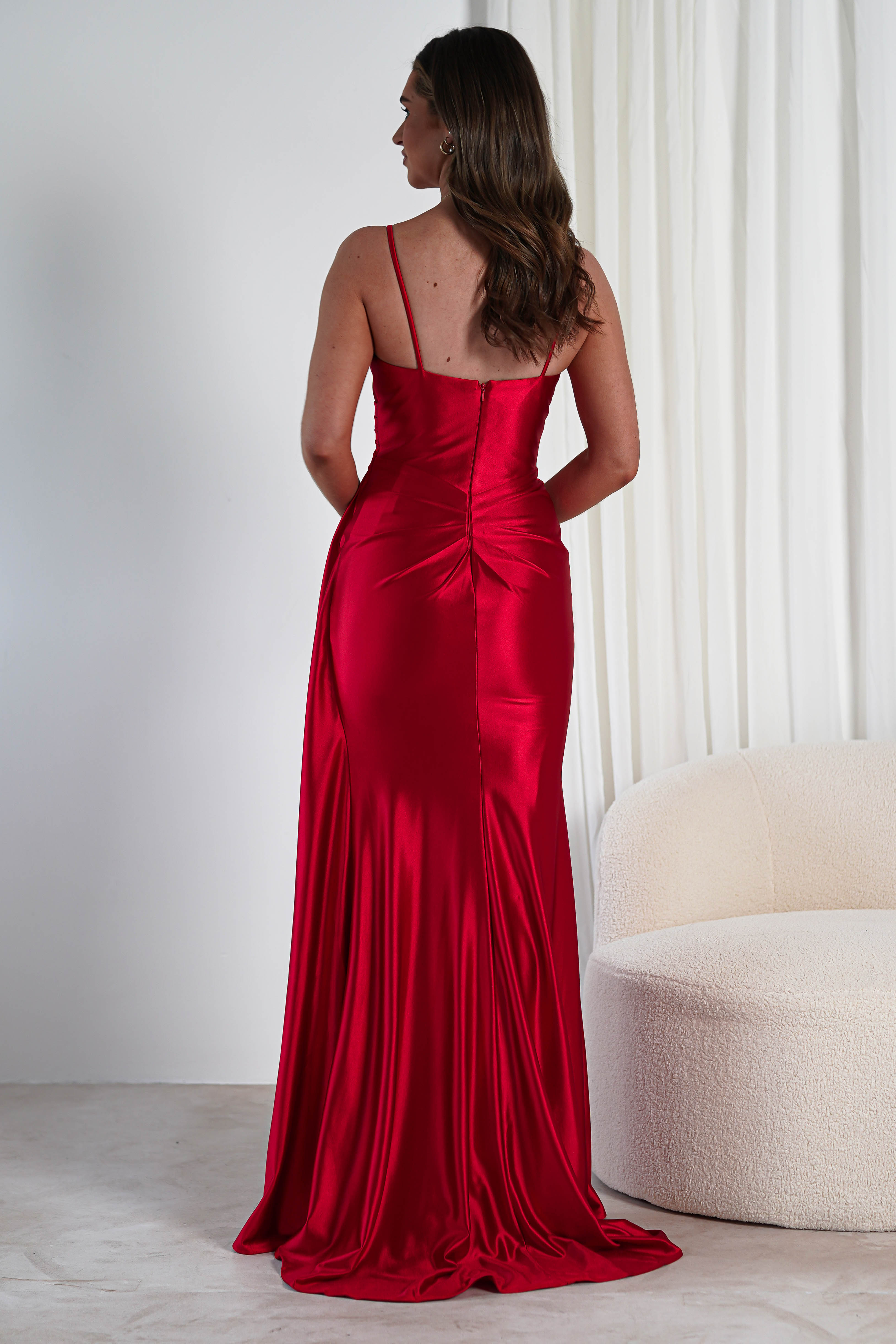 Ashleigh Bodycon Gown | Red | Debs & Prom | Formal Gown | Oh Hello Clothing