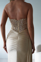 Lavelle Glitter Bodycon Gown | Gold | Debs & Prom | Formal Gown | Oh Hello Clothing