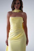 Lisa Multiway Chiffon Gown | Yellow | Debs & Prom | Formal Gown | Oh Hello Clothing