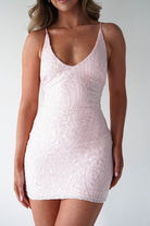 Oh Hello Clothing Women > Clothing > Dresses 1*DONE - LOVESOME-CD30663-PINK MINI DRESS