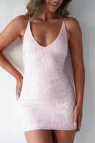 Oh Hello Clothing Women > Clothing > Dresses 1*DONE - LOVESOME-CD30663-PINK MINI DRESS