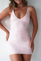 Oh Hello Clothing Women > Clothing > Dresses 1*DONE - LOVESOME-CD30663-PINK MINI DRESS