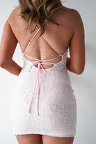 Oh Hello Clothing Women > Clothing > Dresses 1*DONE - LOVESOME-CD30663-PINK MINI DRESS