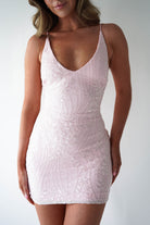 Oh Hello Clothing Women > Clothing > Dresses 1*DONE - LOVESOME-CD30663-PINK MINI DRESS