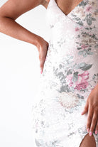 Oh Hello Clothing Women > Clothing > Dresses 1*DONE - LOVESOME-CD30948-BLUSH SEQUIN GOWN