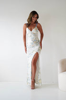 Oh Hello Clothing Women > Clothing > Dresses 1*DONE - LOVESOME-CD30948-Light blue SEQUIN GOWN (Copy)