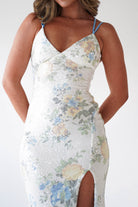 Oh Hello Clothing Women > Clothing > Dresses 1*DONE - LOVESOME-CD30948-Light blue SEQUIN GOWN (Copy)