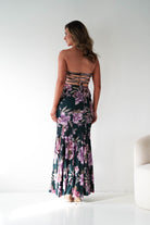 Oh Hello Clothing Women > Clothing > Dresses 1*DONE - LOVESOME-CD55832- HUNTER/LAVENDER DRESS
