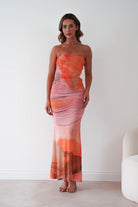 Oh Hello Clothing Women > Clothing > Dresses 1*DONE-LUXXEL-LD12687-Ruched Maxi Dress