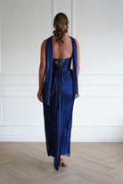 Oh Hello Clothing Dresses > Prom Dresses 1*DONE-Marielle Glowing Chiffon Strapless Maxi Dress | NEW COLOUR NAVY