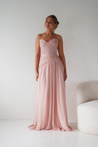 Oh Hello Clothing Women > Clothing > Dresses 1*done-Nicolette Strapless Chiffon Maxi Gown | new colour blush