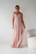 Oh Hello Clothing Women > Clothing > Dresses 1*done-Nicolette Strapless Chiffon Maxi Gown | new colour blush