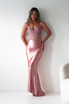 Oh Hello Clothing Dresses > Prom Dresses 1*DONE- Raya Embellished Corset Gown | NEW COLOUR- PINK SAMPLE (Copy)