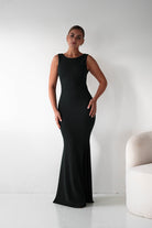 Oh Hello Clothing Women > Clothing > Dresses 1*DONE- Samantha Bow Detail Maxi Dress | BLACK