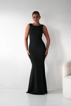 Oh Hello Clothing Women > Clothing > Dresses 1*DONE- Samantha Bow Detail Maxi Dress | BLACK