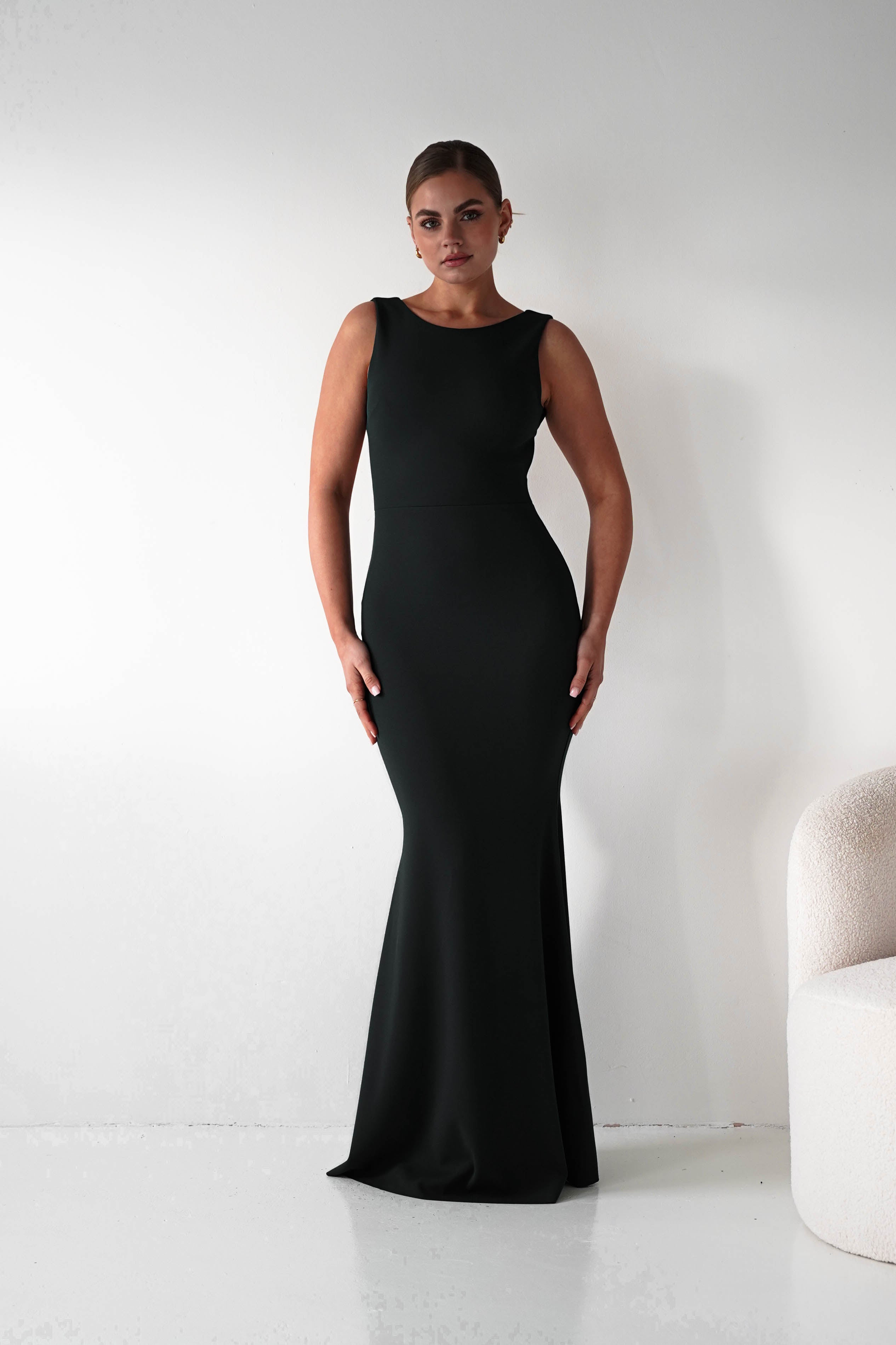 Oh Hello Clothing Women > Clothing > Dresses 1*DONE- Samantha Bow Detail Maxi Dress | BLACK
