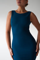 Oh Hello Clothing Women > Clothing > Dresses 1*DONE- Samantha Bow Detail Maxi Dress |TEAL